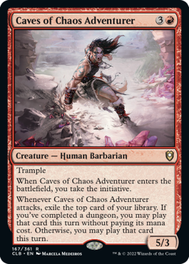 MTG Battle for Baldur's Gate 167/361 Caves of Chaos Adventurer