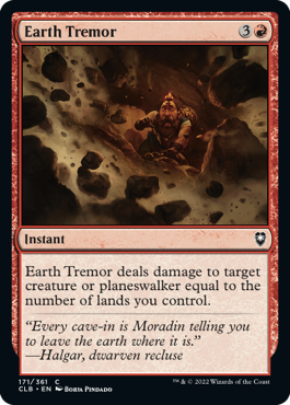 MTG Battle for Baldur's Gate 171/361 Earth Tremor