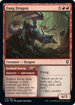 MTG Battle for Baldur's Gate 173/361 Fang Dragon