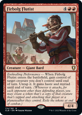 MTG Battle for Baldur's Gate 174/361 Firbolg Flutist