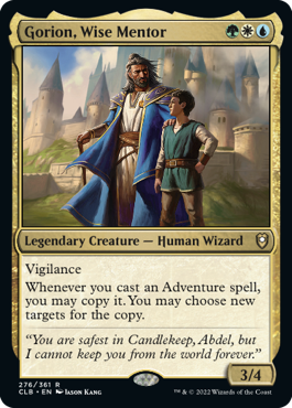 MTG Battle for Baldur's Gate 276/361 Gorion, Wise Mentor