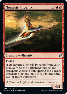 MTG Battle for Baldur's Gate 189/361 Nemesis Phoenix