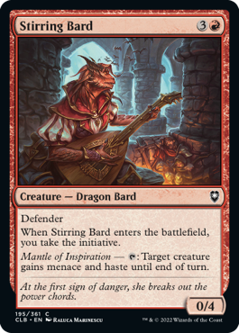 MTG Battle for Baldur's Gate 195/361 Stirring Bard