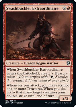 MTG Battle for Baldur's Gate 198/361 Swashbuckler Extraordinaire