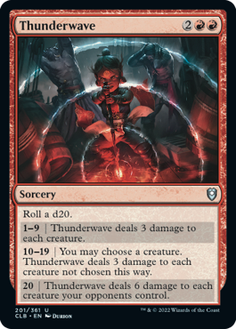 MTG Battle for Baldur's Gate 201/361 Thunderwave