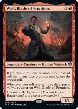 MTG Battle for Baldur's Gate 208/361 Wyll, Blade of Frontiers