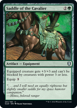 MTG Battle for Baldur's Gate 251/361 Saddle of the Cavalier