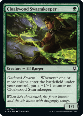 MTG Battle for Baldur's Gate 222/361 Cloakwood Swarmkeeper