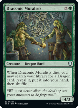 MTG Battle for Baldur's Gate 224/361 Draconic Muralists
