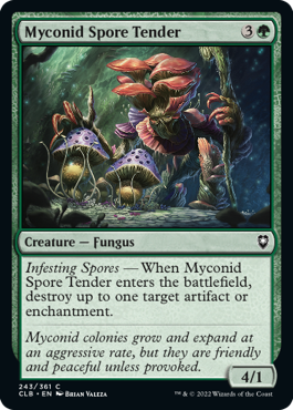 MTG Battle for Baldur's Gate 243/361 Myconid Spore Tender