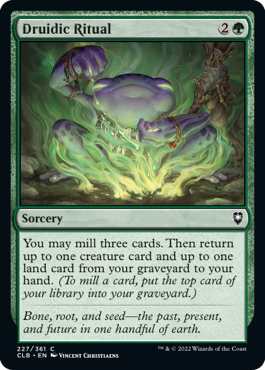 MTG Battle for Baldur's Gate 227/361 Druidic Ritual