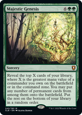 MTG Battle for Baldur's Gate 240/361 Majestic Genesis