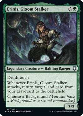 MTG Battle for Baldur's Gate 230/361 Erinis, Gloom Stalker