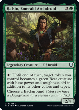 MTG Battle for Baldur's Gate 234/361 Halsin, Emerald Archdruid