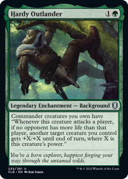 MTG Battle for Baldur's Gate 235/361 Hardy Outlander