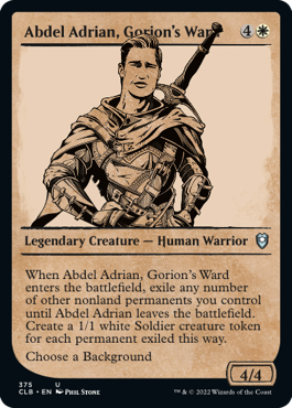 MTG Battle for Baldur's Gate 375 Abdel Adrian, Gorion's Ward