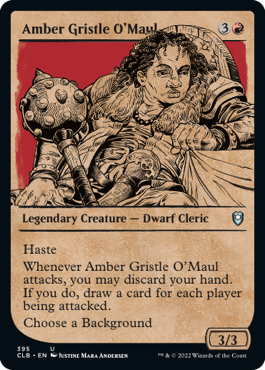 MTG Battle for Baldur's Gate 395 Amber Gristle O'Maul