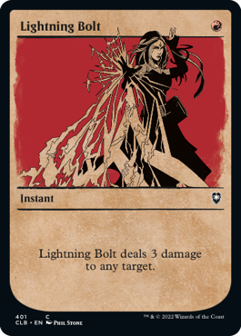 MTG Battle for Baldur's Gate 401 Lightning Bolt