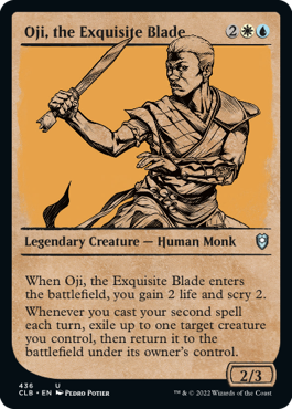 MTG Battle for Baldur's Gate 436 Oji, the Exquisite Blade