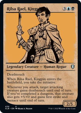 MTG Battle for Baldur's Gate 439 Rilsa Rael, Kingpin