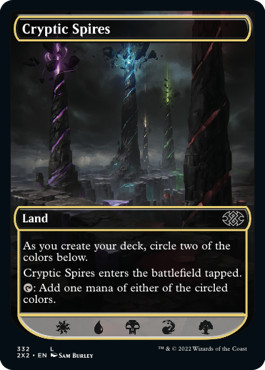 MTG Double Masters 332 Cryptic Spires
