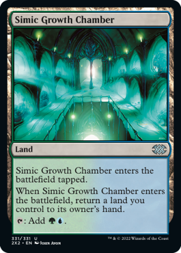MTG Double Masters 331/331 Simic Growth Chamber