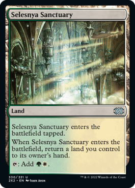 MTG Double Masters 330/331 Selesnya Sanctuary