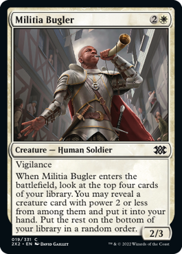 MTG Double Masters 019/331 Militia Bugler