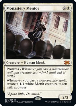 MTG Double Masters 021/331 Monastery Mentor