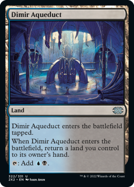 MTG Double Masters 322/331 Dimir Aqueduct
