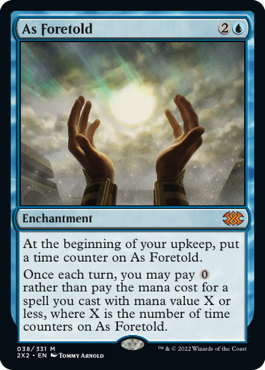 MTG Double Masters 038/331 As Foretold