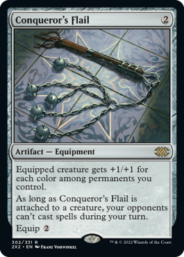 MTG Double Masters 302/331 Conqueror's Flail