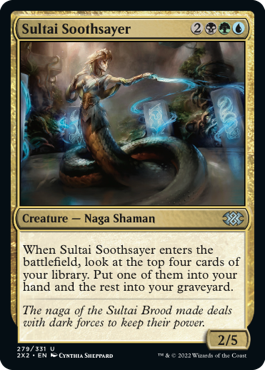 MTG Double Masters 279/331 Sultai Soothsayer