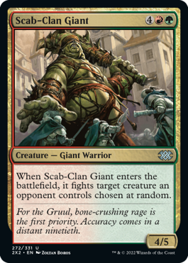 MTG Double Masters 272/331 Scab-Clan Giant
