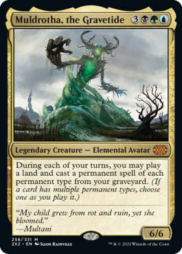 MTG Double Masters 258/331 Muldrotha, the Gravetide