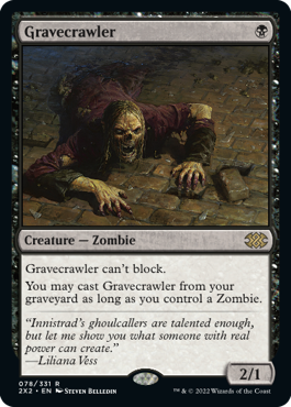 MTG Double Masters 078/331 Gravecrawler