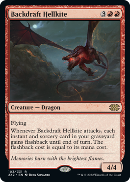 MTG Double Masters 103/331 Backdraft Hellkite