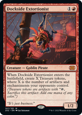 MTG Double Masters 107/331 Dockside Extortionist