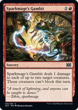 MTG Double Masters 124/331 Sparkmage's Gambit