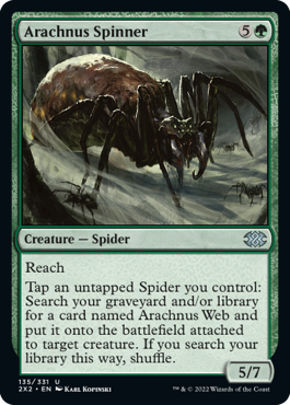 MTG Double Masters 135/331 Arachnus Spinner