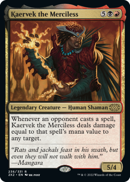 MTG Double Masters 236/331 Kaervek the Merciless