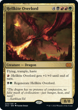 MTG Double Masters 225/331 Hellkite Overlord