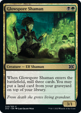 MTG Double Masters 220/331 Glowspore Shaman