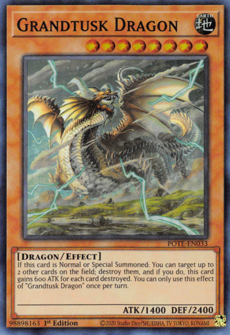 Power Of The Elements POTE-EN033 Grandtusk Dragon