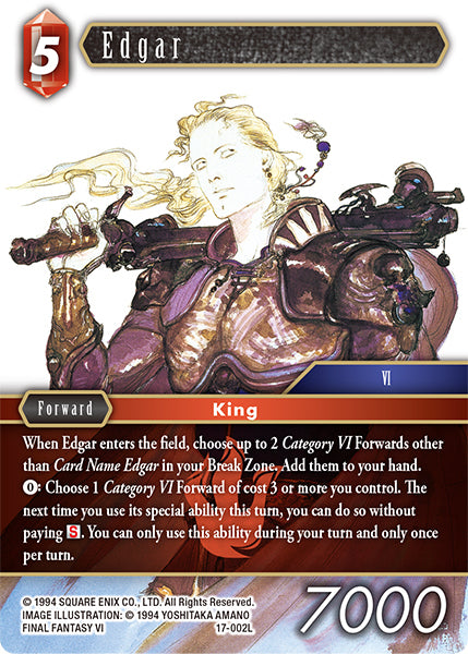 Final Fantasy Opus XVII 17-002 Edgar