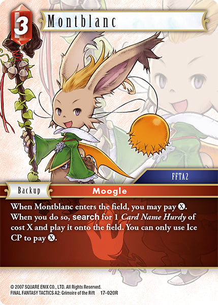 Final Fantasy Opus XVII 17-020 Montblanc