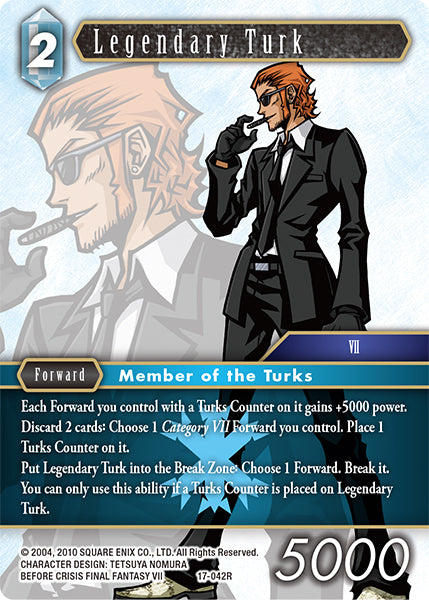 Final Fantasy Opus XVII 17-042 Legendary Turk