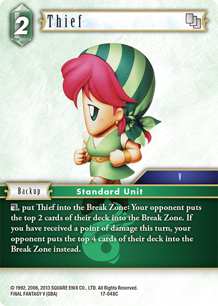 Final Fantasy Opus XVII 17-048 Thief