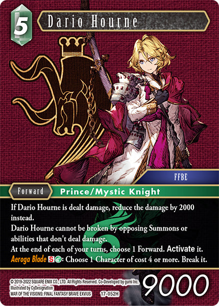 Final Fantasy Opus XVII 17-052 Dario Hourne