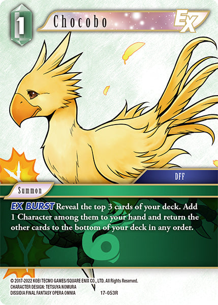 Final Fantasy Opus XVII 17-053 Chocobo